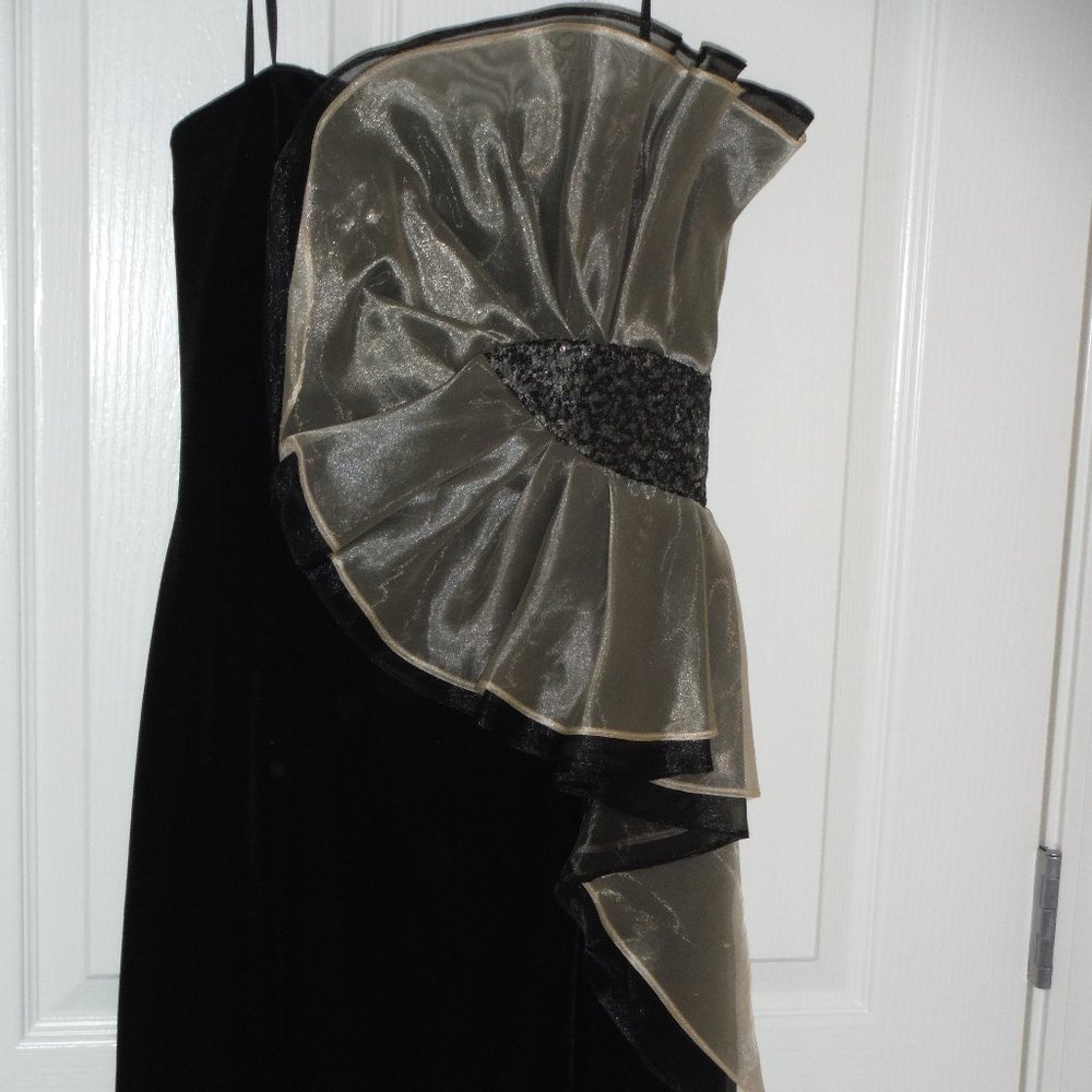 Betsy & Adam Velour Boutique Dress